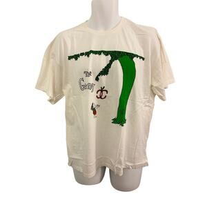 Mega Yacht White Giving Tree T-Shirt. Size Large
